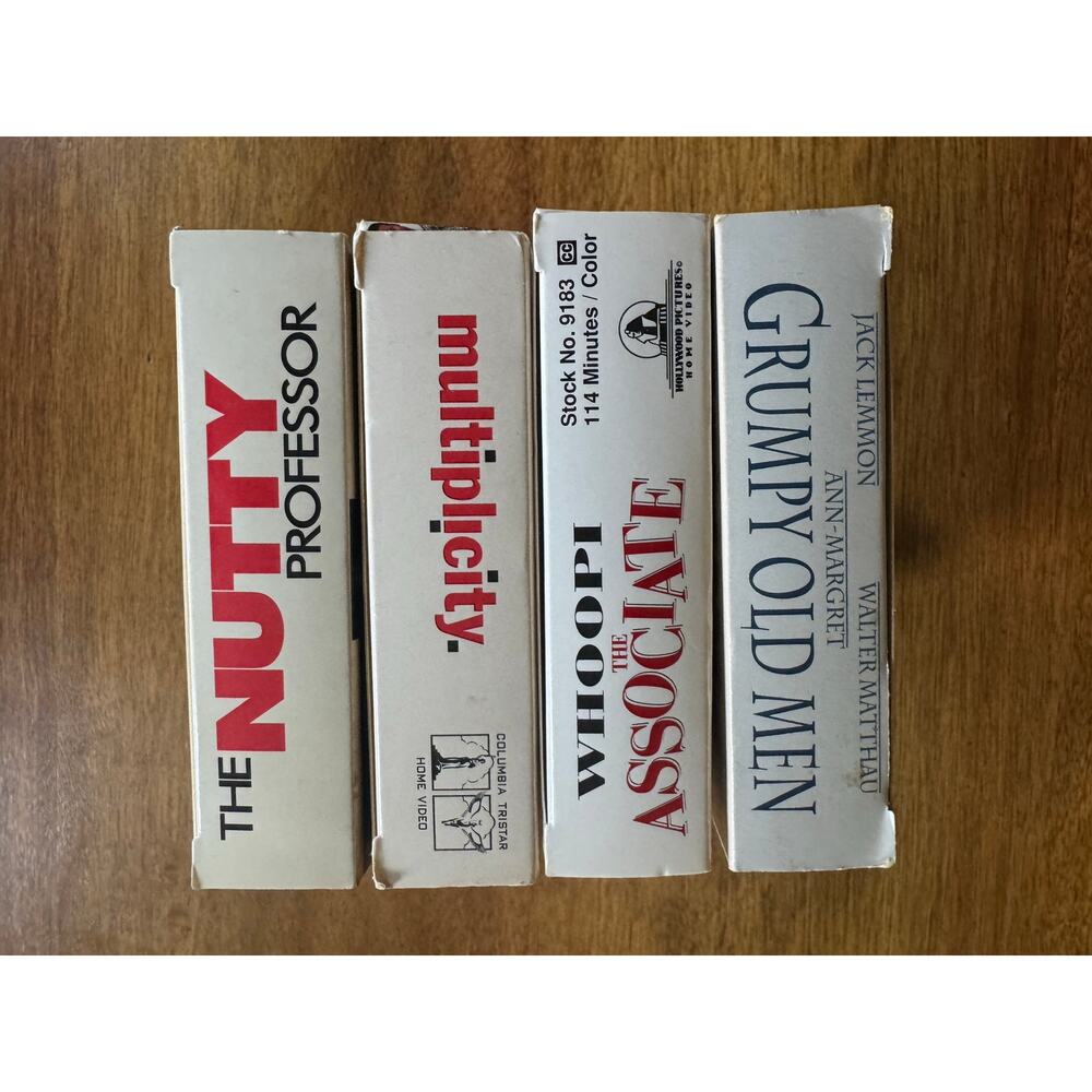 Lot of 4 Comedy VHS Nutty Professor Grumpy Old Men Multiplicity - Picture 4 of 6